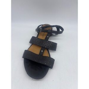 American Eagle Black Strappy Sandals Size 10